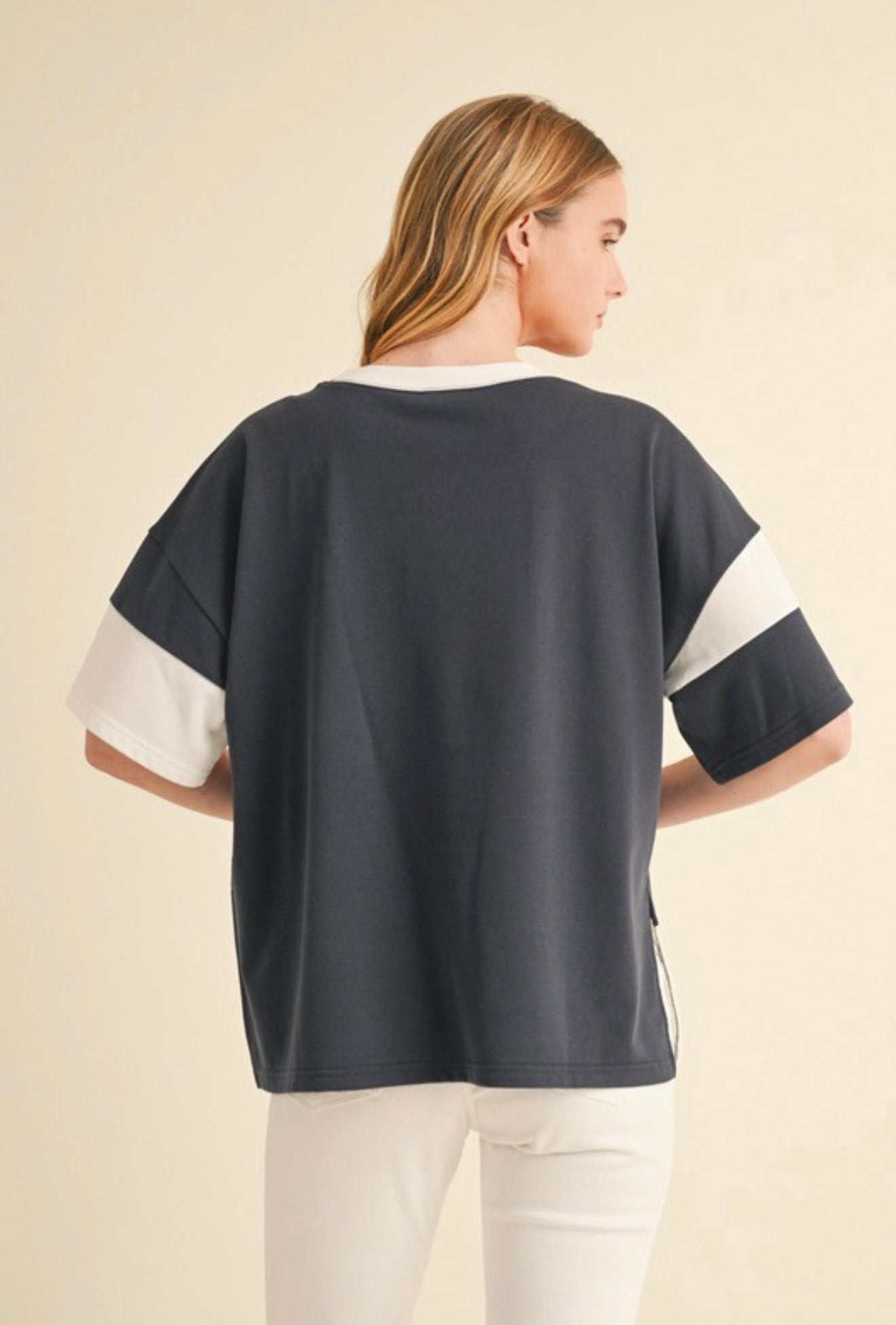 Patchwork American Flag Top