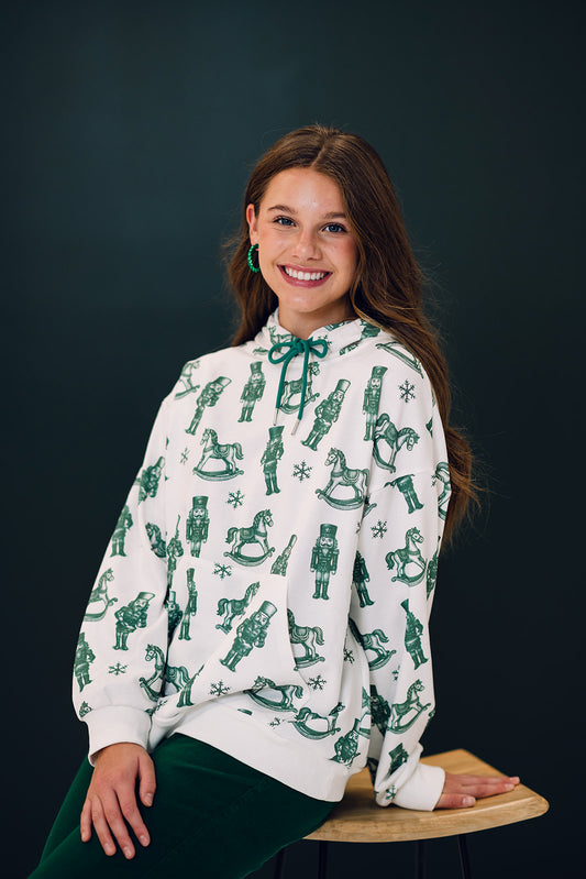 Nutcracker All-Over Print Christmas Hoodie