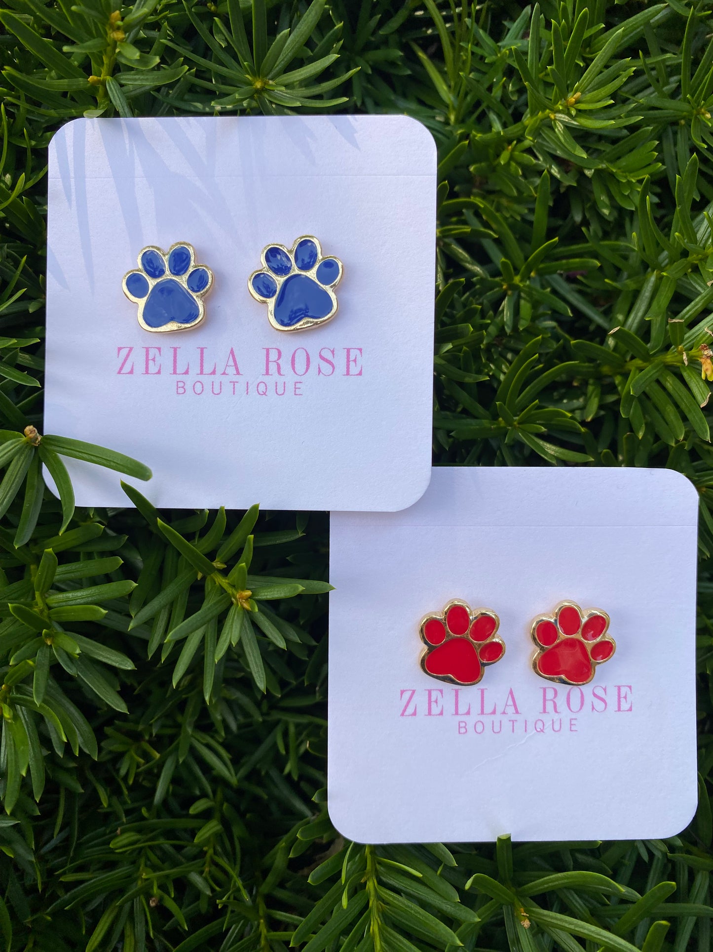 Paw Print Earrings