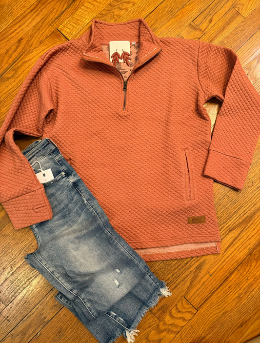 Pumpkin Quarter Zip