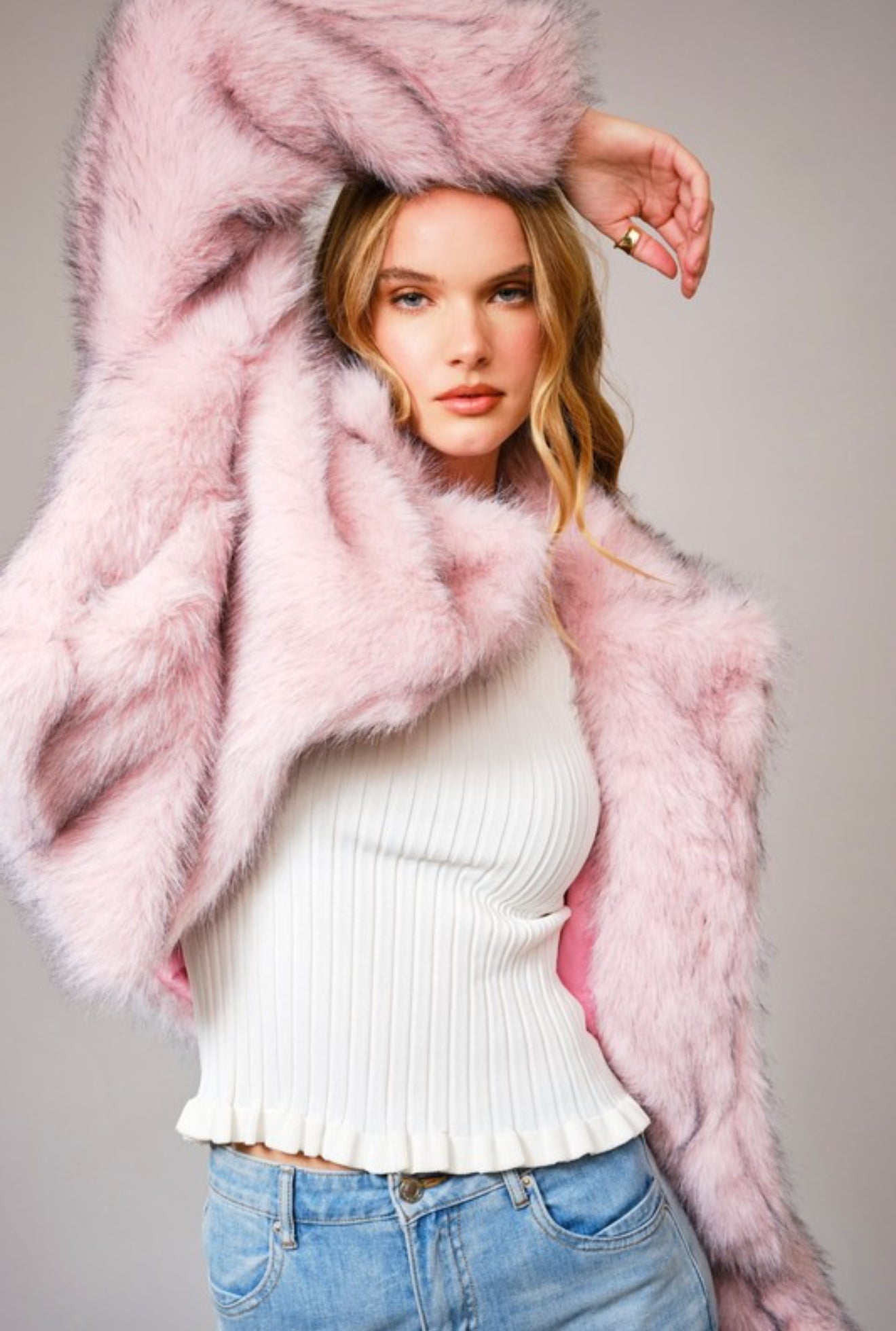 Faux Fur Jacket