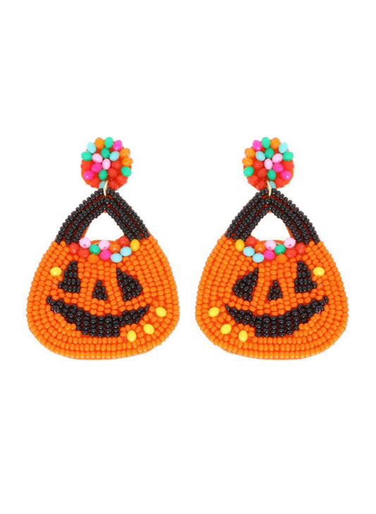 Pumpkins Post Earring