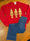 Nutcracker Metallic Puff Sweatshirt