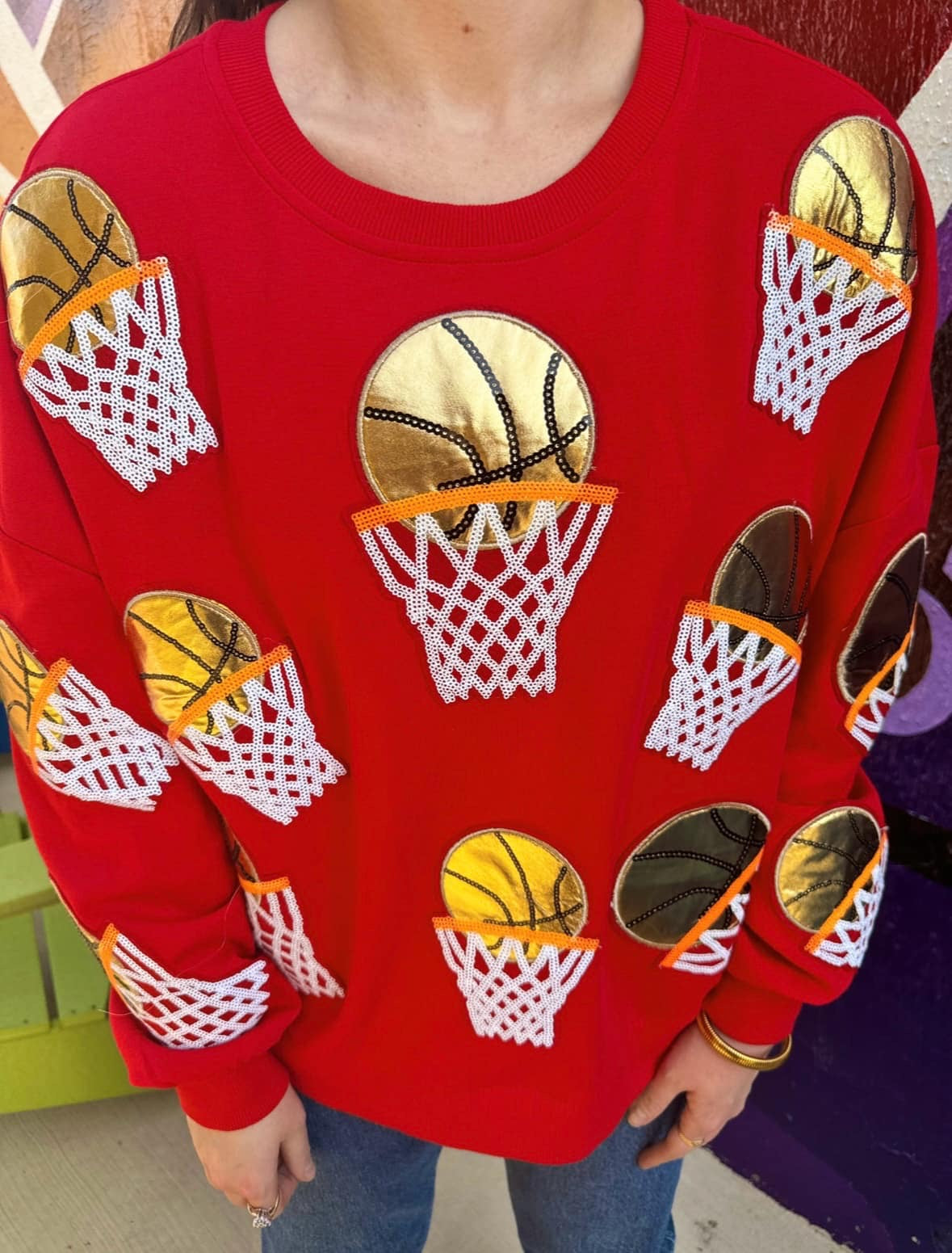 Basketball Hoop Pullover