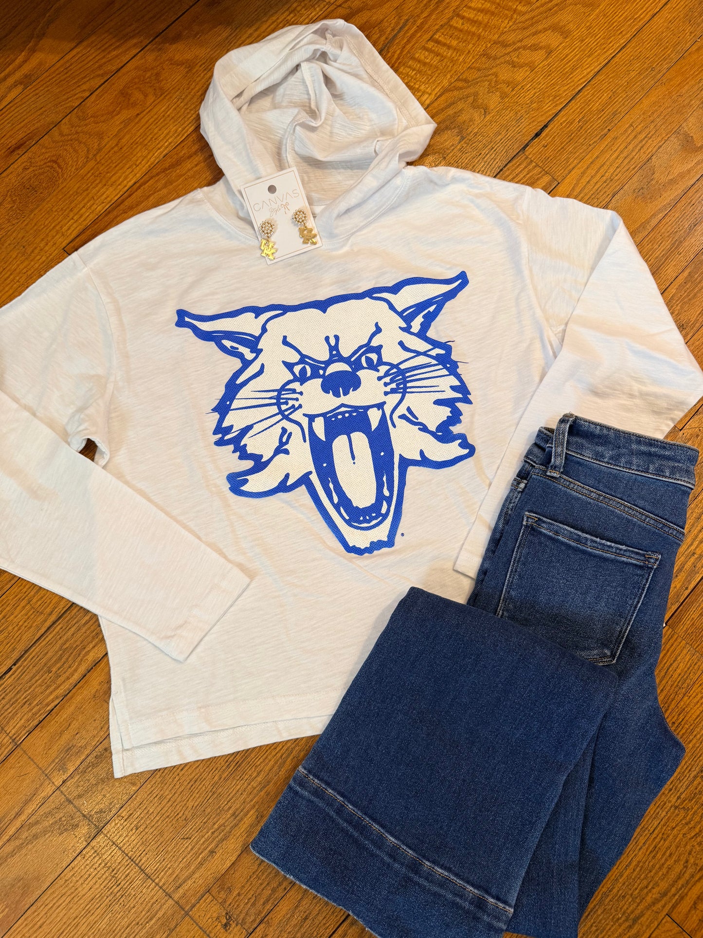 Kentucky Long Sleeve Hooded Top