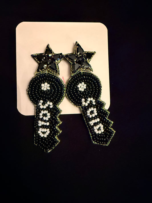 SOLD Real Estate Key Earrings