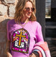Stained Glass Cross Tee