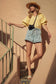 Denim Flare Shorts