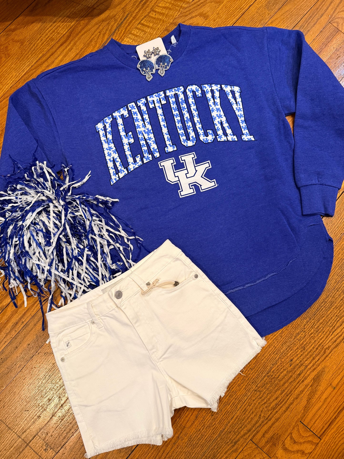 Kentucky Hi-Low Crew Neck