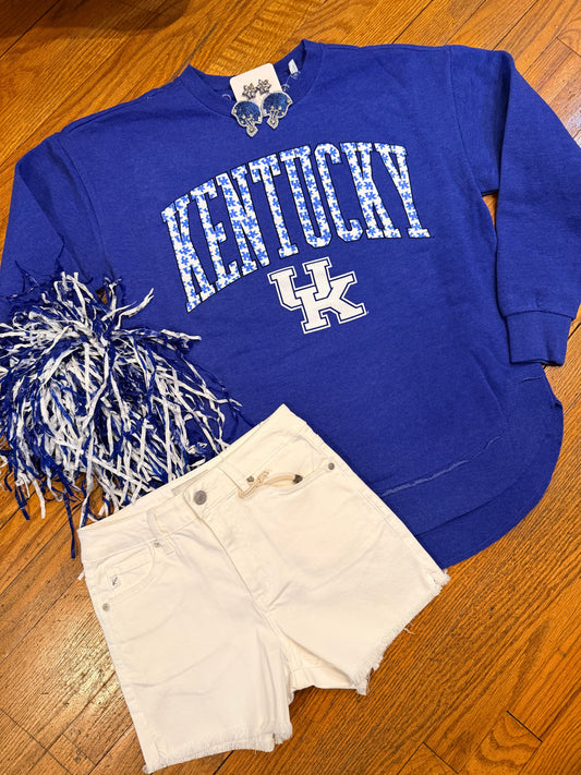 Kentucky Hi-Low Crew Neck