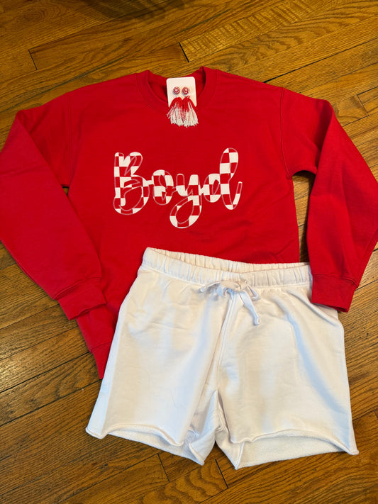 Gameday Checkerboard Sweatshirt