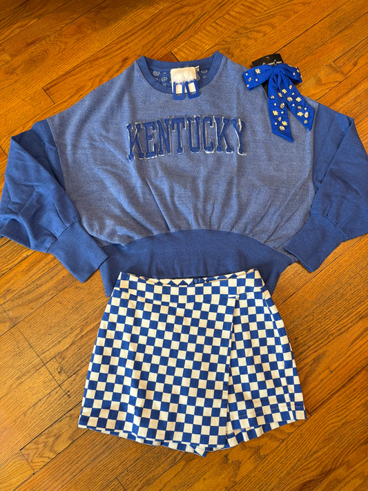 Kentucky Dolman Crew-Neck Fleece