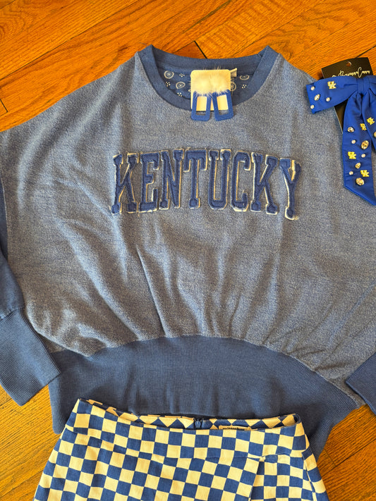 Kentucky Dolman Crew-Neck Fleece