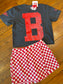 "B" Tee