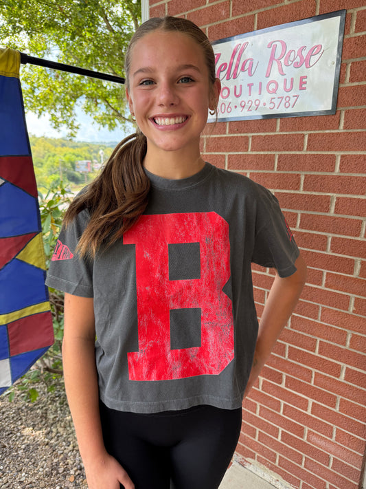 "B" Tee