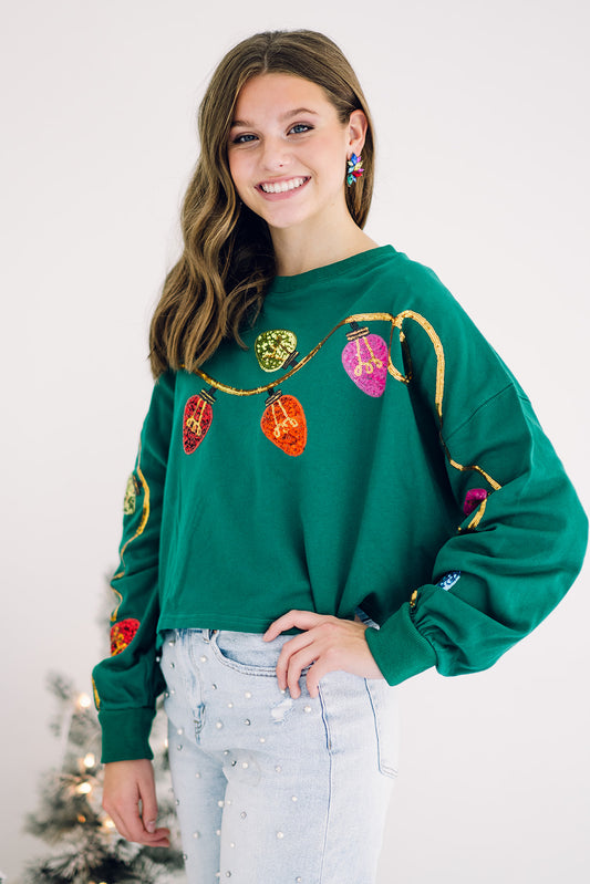 Christmas Cropped Sweatshirt