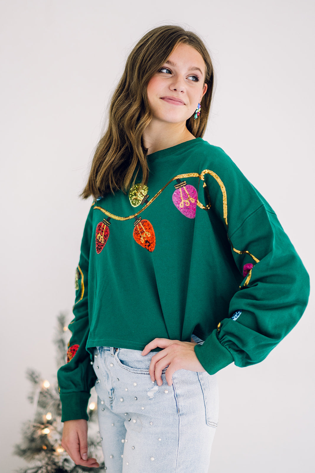 Christmas Cropped Sweatshirt