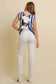 Stripe Tie Back Sweater Vest