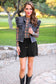 Plaid Mesh Top