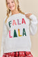 Falala Embroidered Sweater