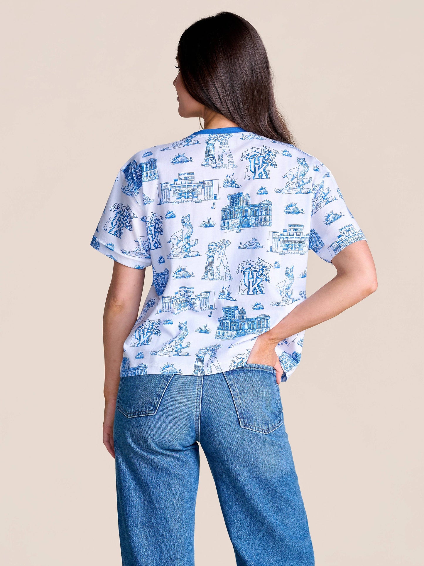 The Team Toile Embroidered Tee