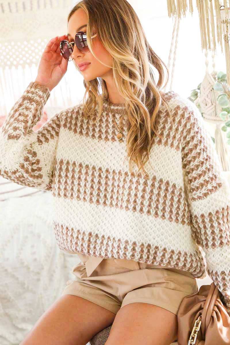 Color Blocked Sweater