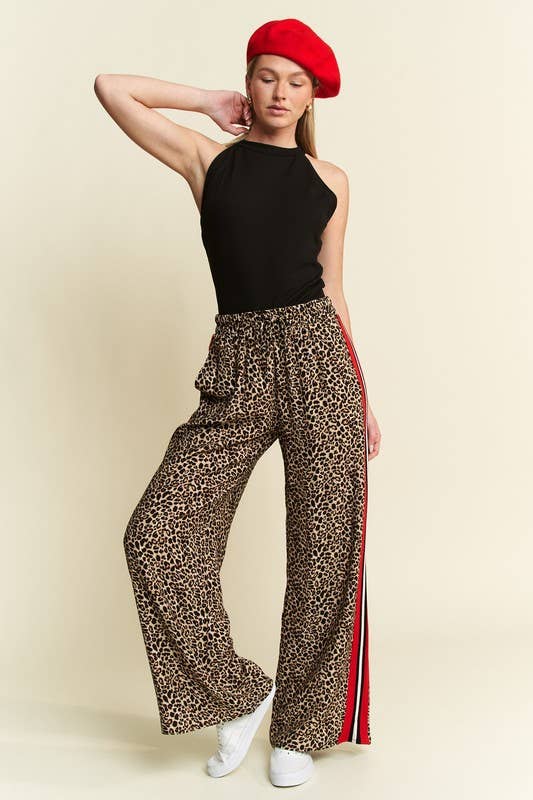 Leopard Contrast Pant