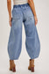Mid Rise Barrel Jean