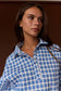 Plaid Button Pullover