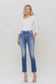 HIGH RISE SLIM STRAIGHT JEANS