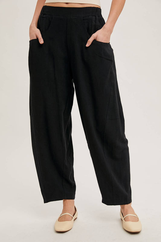 Relaxed Barrel Pants