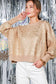 Leopard Foil Print Sweater