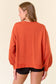 Burnt Orange Oversized Sweatshirt