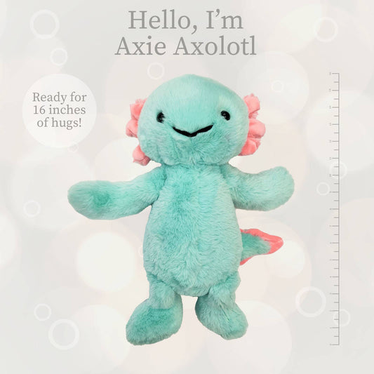 Aqua Axolotl - 16 inch