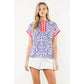 Contrast Trim Top