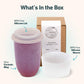Astral Bloom Ceramic Travel Mug – 12oz Reusable Cup