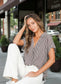 Collared Button-Down Top