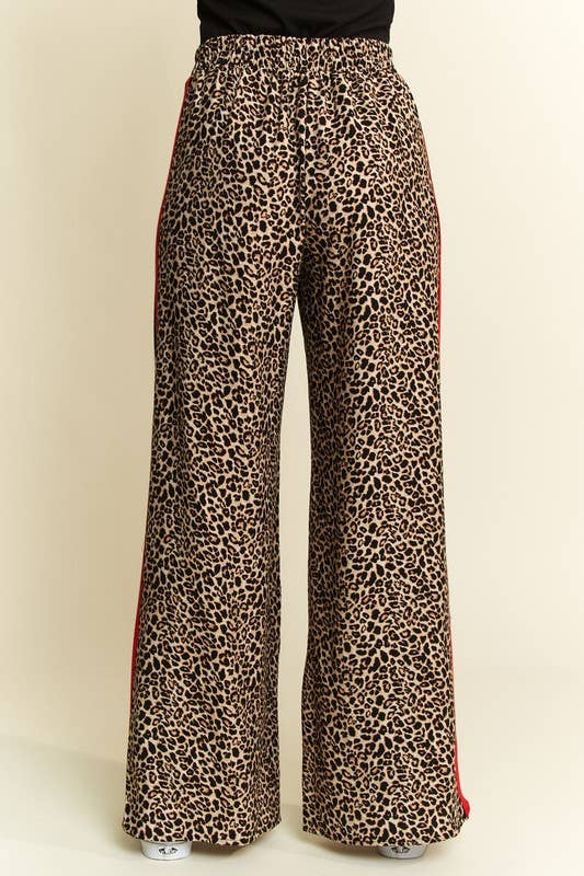 Leopard Contrast Pant