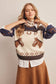 Western Horse Intarsia Knit Sweater