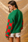 Gingerbread Checker Sweater