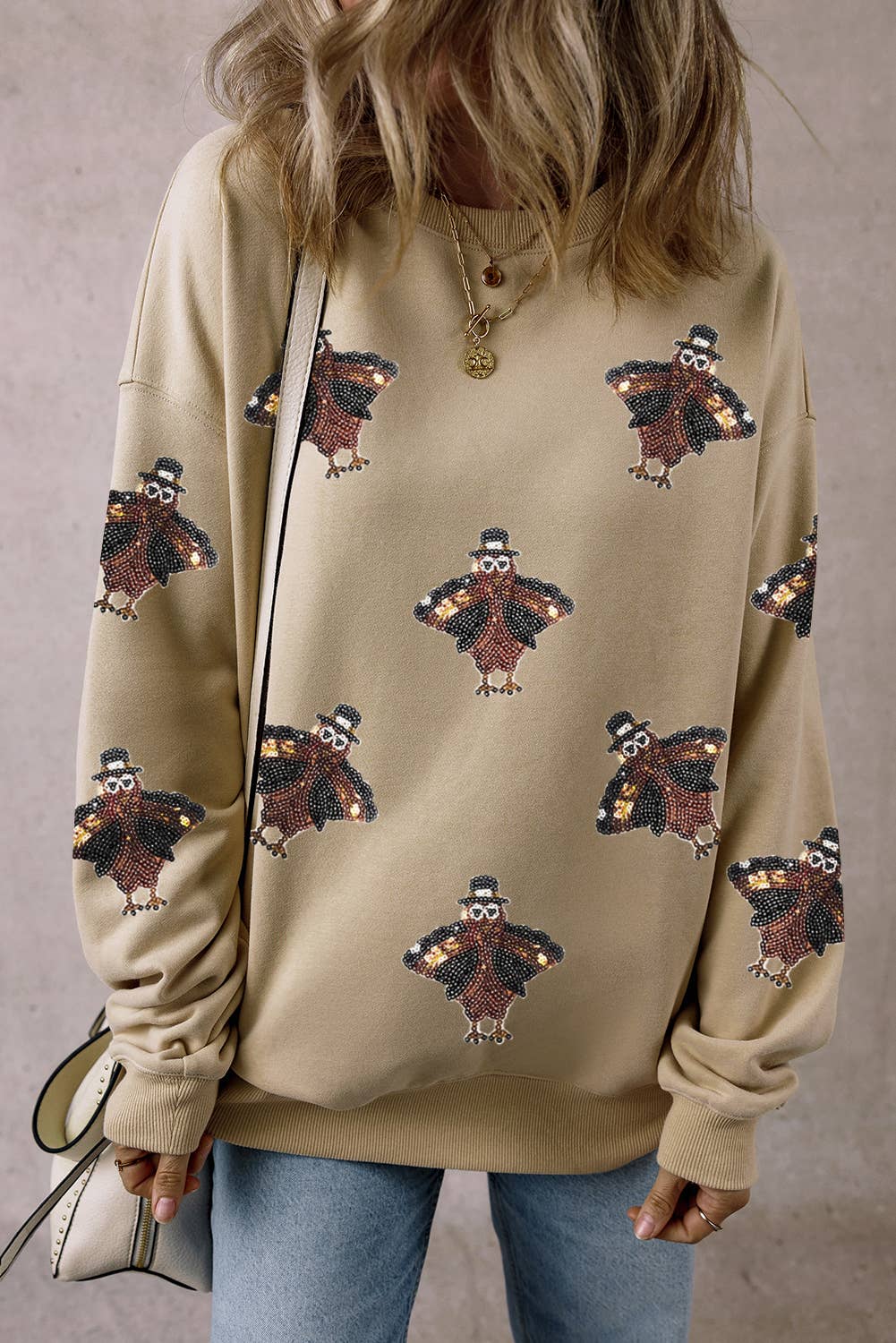 Shimmering Turkey Sweatshirt