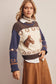 Western Horse Intarsia Knit Sweater