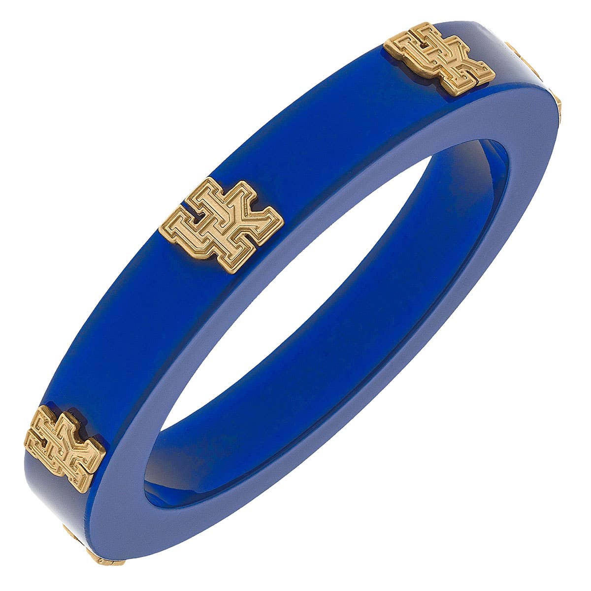 Kentucky Wildcats Resin Logo Bangle Bracelet in Blue