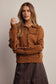 Whipstitch Patchwork Knit Sweater
