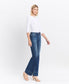 High Rise Trouser Hem Bootcut Jean