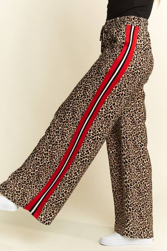 Leopard Contrast Pant