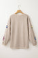 Sequin Turkey Pullover