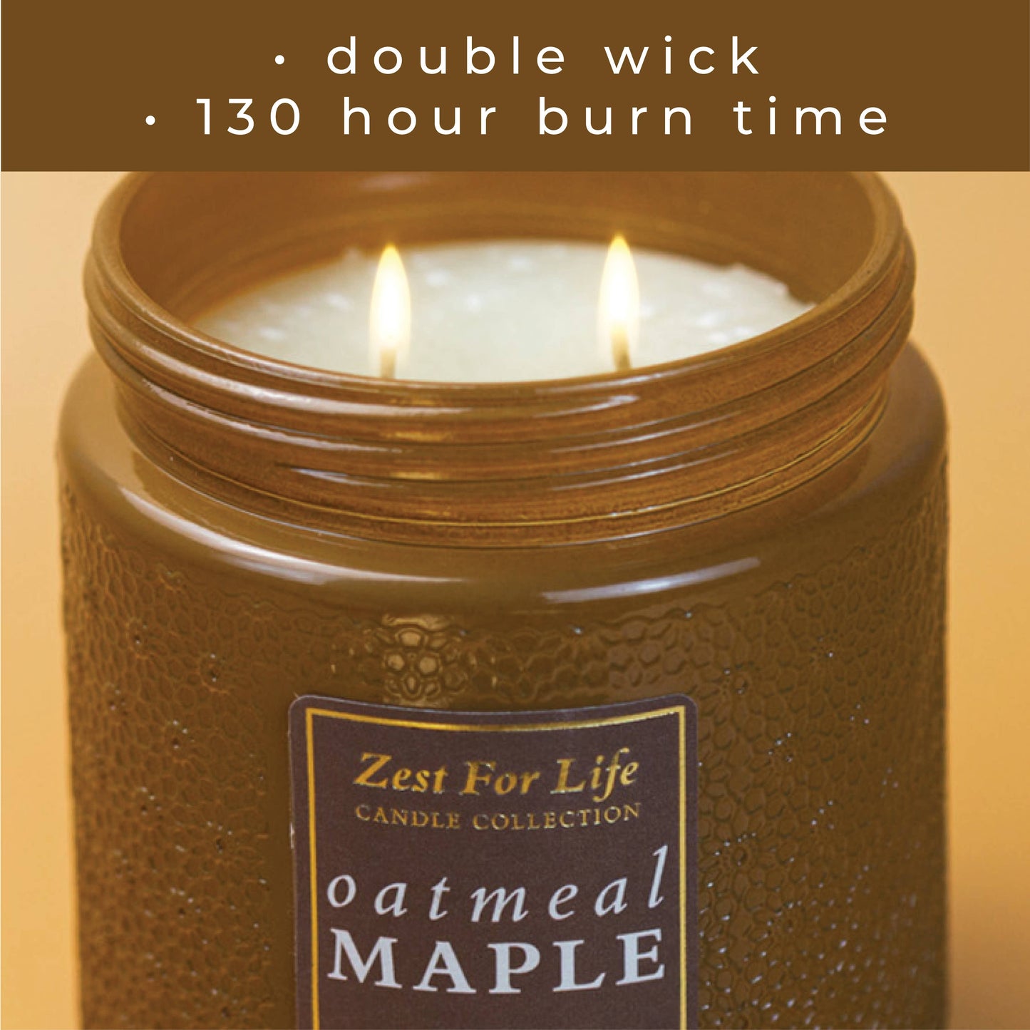 Zest For Life Candle (28oz.) - Oatmeal Maple