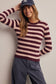 Striped Rib Knit Top