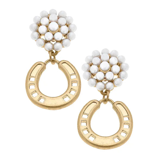 CLYDE PEARL CLUSTER EARRING